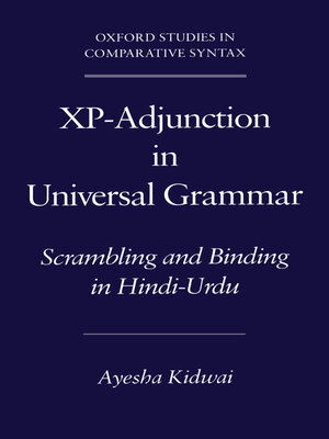 cover image of Xp-Adjunction in Universal Grammar